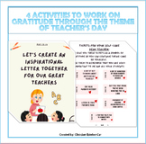 Teacher's Day Cards Coloring-Gratitude/love teachers