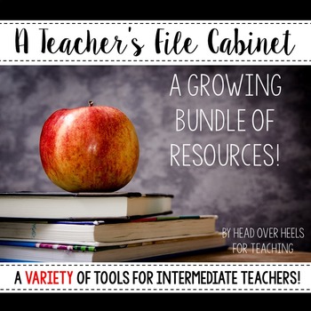 Preview of Teacher's File Cabinet { A Growing Bundle of Teaching Tools}
