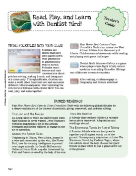 Preview of Teacher's Guide for Dentist Bird App (a Folktale from West Africa)