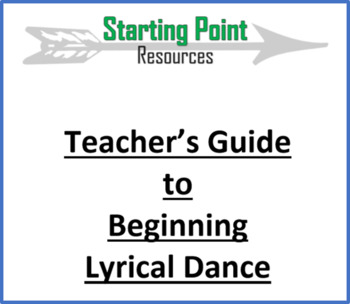 Preview of Teacher's Guide to Beginning Lyrical Dance