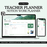 Teacher's Planner 2024 Notion Template For Academic & Clas