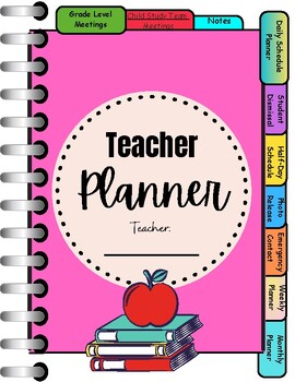 Preview of Teacher's Planner and Journal with All the Information Teachers Need at Hand