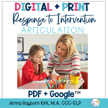 Preview of Teacher's Toolkit for Response to Intervention: Articulation with Google Apps