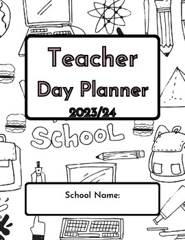 Preview of Teacher time tamer- Day planner