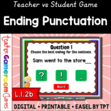 Ending Punctuation Game - Grammar Review - Spelling Games