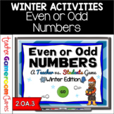 Even or Odd Numbers Winter Powerpoint Game