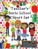Teacher's Basic School Clip Art Set