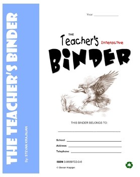 Preview of TEACHER'S BINDER: interactive, printable, useful classroom forms, worksheets