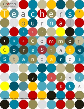 Preview of Teachers' CCSS journal - ELA Grade 2