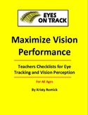 Teacher's Checklists for Eye Tracking and Vision Perception