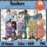 Teachers' Clip Art {FREE for Teacher appreciation week}