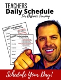 Teachers Daily Schedule for Distance Learning
