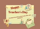 Teachers Day Thank you Cards