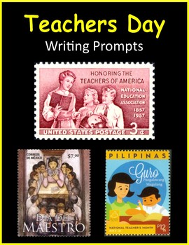 Preview of Teachers Day - Writing Prompts