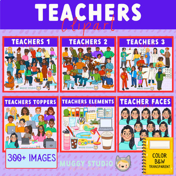 Preview of Teachers Clip Art Bundle {Teachers Elements}