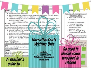 Preview of Teacher's Guide to Narrative Craft Writing Unit