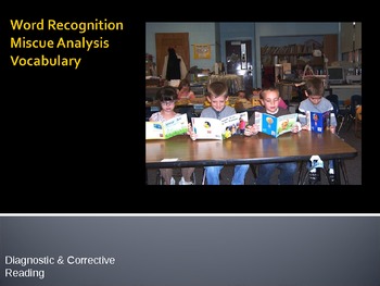 Preview of Teachers Learn about word recognition and miscue analysis