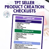 Teachers Pay Teachers Product Creation Checklist for the T