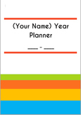Teacher's Planner - Editable