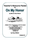 Teacher's Resource Packet for On My Honor