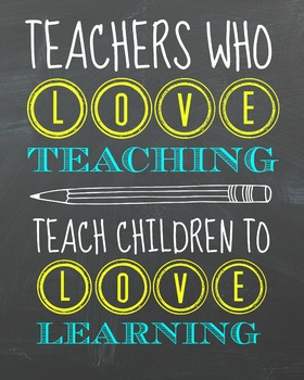 Preview of Teachers who Love Teaching