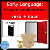 Teaching 2-word combinations with Verbs - Open