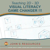 VISUAL LITERACY GAME CHANGER. For 2D/3D clarity - This is 