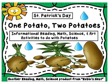Preview of St. Patrick's Day:  One Potato! Two Potatoes!  (Reading, Math, Art, & Science)