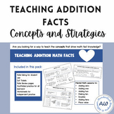 Teaching Addition Math Facts with Concepts and Strategies 