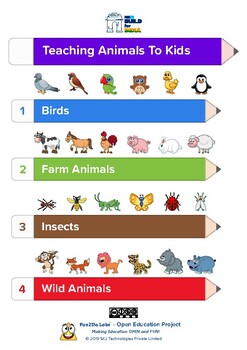 animals kids teaching