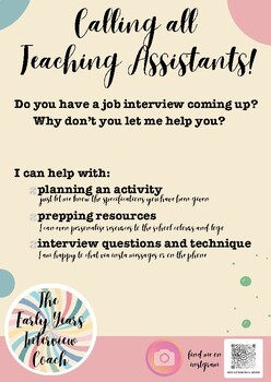 Preview of Teaching Assistant UK - interview prep and support WHOLE PACKAGE
