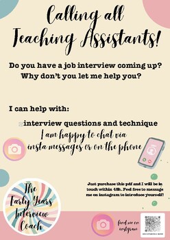 Preview of Teaching Assistant UK - interview support - technique and questions