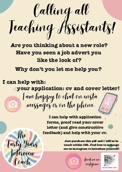 Preview of Teaching Assistant UK - job application support and advice