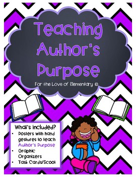 Preview of Teaching Author's Purpose
