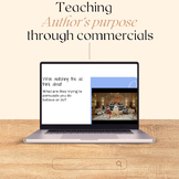 Teaching Author's Purpose through Commercials (slides and 