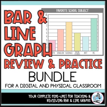 Preview of Teaching Bar and Line Graph Basics Bundle