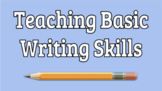 Teaching Basic Writing Skills Slides - TBWS - 3rd Grade - 