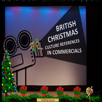 Preview of Teaching British Christmas through ads – ESL adult conversation power-point less