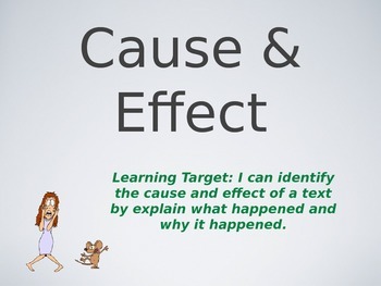 Preview of Teaching Cause and Effect