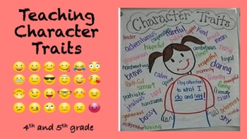 Preview of Teaching Character Traits - 4th and 5th Grade