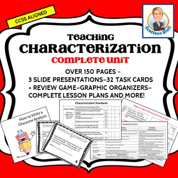 Preview of Teaching Characterization Complete Unit