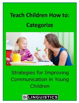 Preview of Teaching Children How To: Categorize