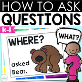 Teaching Children How to Ask Questions - Resources for Kindergarten & 1st Grade