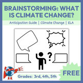 Teaching Climate Change | Activity with Worksheet | Gr. 3-5