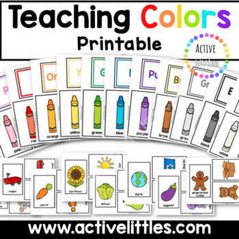 Preview of Teaching Colors Printable for Preschool and Kindergarten