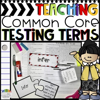 Preview of Teaching Common Core Vocabulary: 26 Testing Terms!
