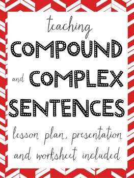 Preview of Teaching Compound Complex Sentences