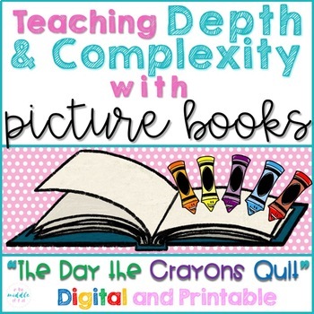 Preview of Teaching Depth and Complexity with Crayons (distance learning)
