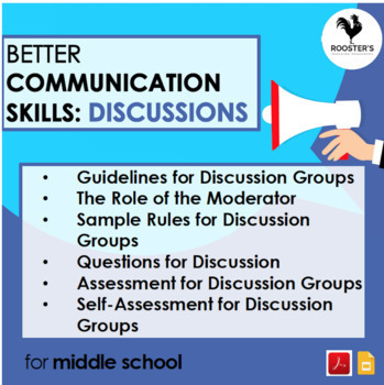 Preview of Teaching Discussion Skills {Digital & PDF}