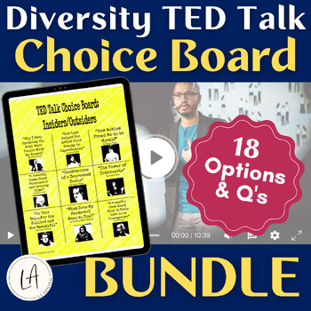 Preview of Teaching Diversity in the Classroom TED Talk Activity for High School English